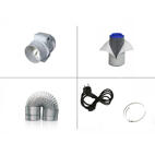 Fläktpaket kompakt 187m3 100mm